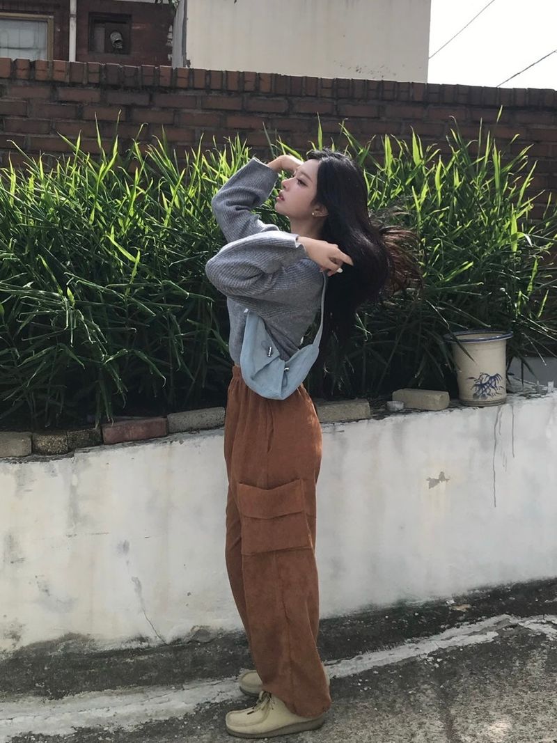 Kamut corduroy cargo pants