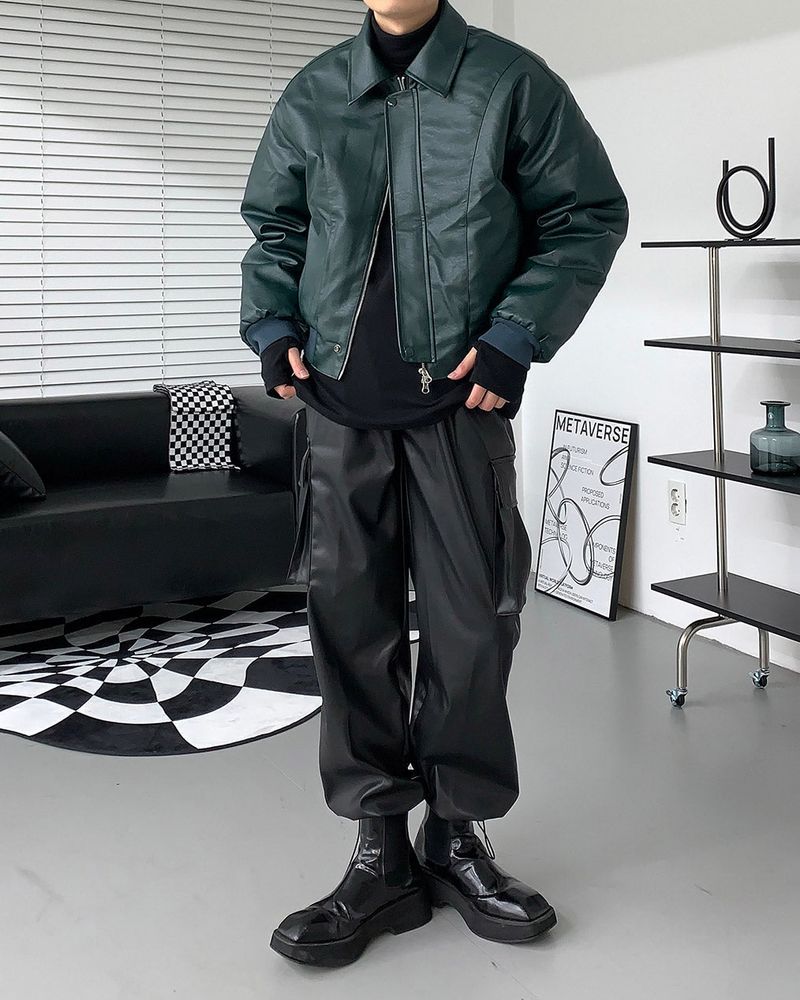 PS Chief Leather Bonding Jumper (3 colors)