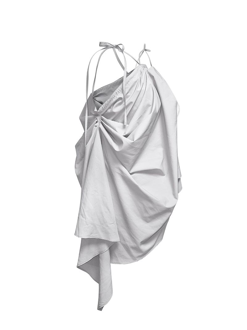  MULTIWAY LAYERD SKIRT . GRAY