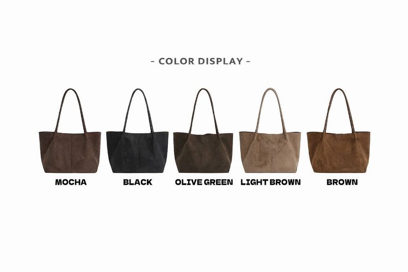 Suede Dot Bag (with Pouch)
