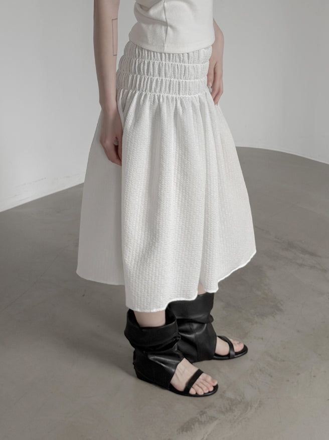 mnem（ムネム）の「1205 Corset Sandal Warmer Boots (4cm)（Shoes）」