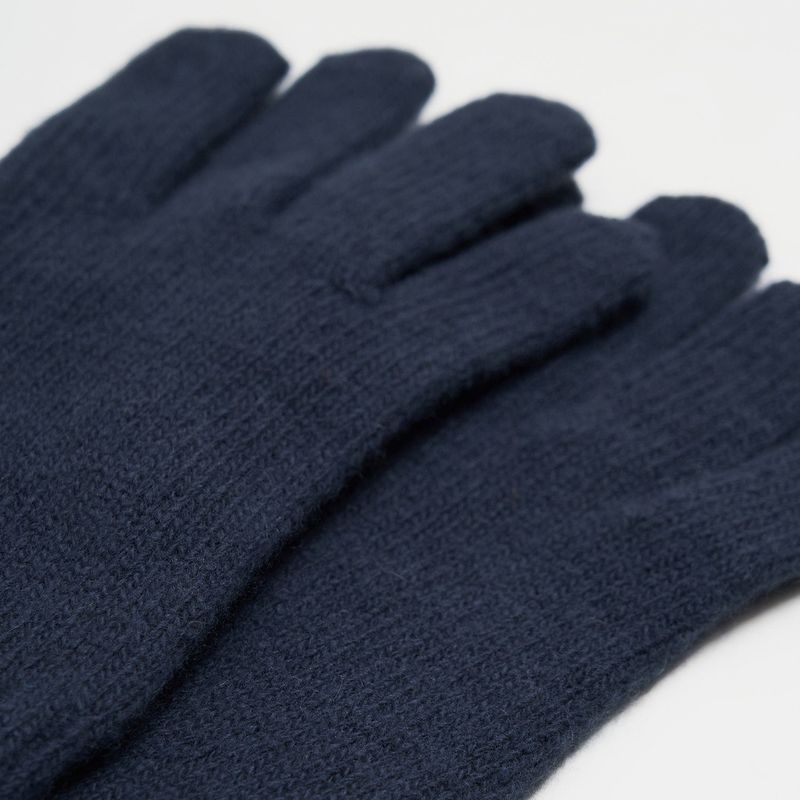 Cashmere Blend Touch Gloves_Indigo Blue