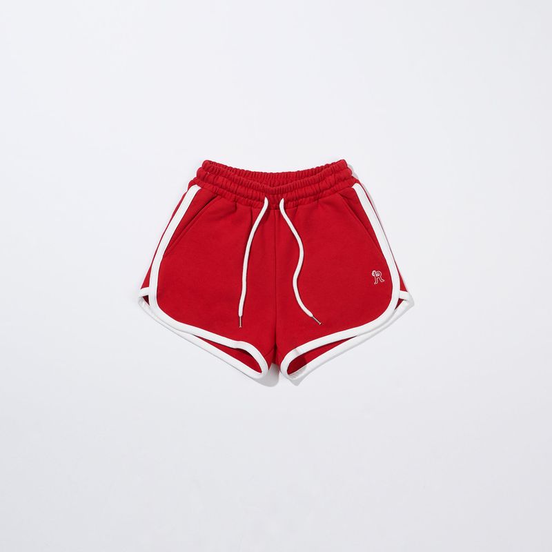 Sportive Short Pants Red