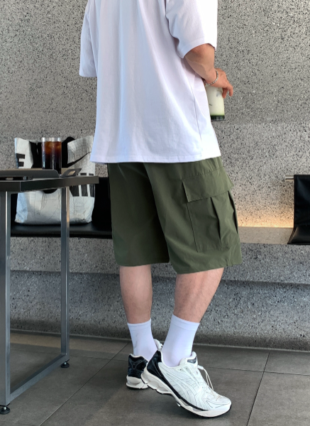Kuiper Half Bermuda Nylon Cargo Shorts