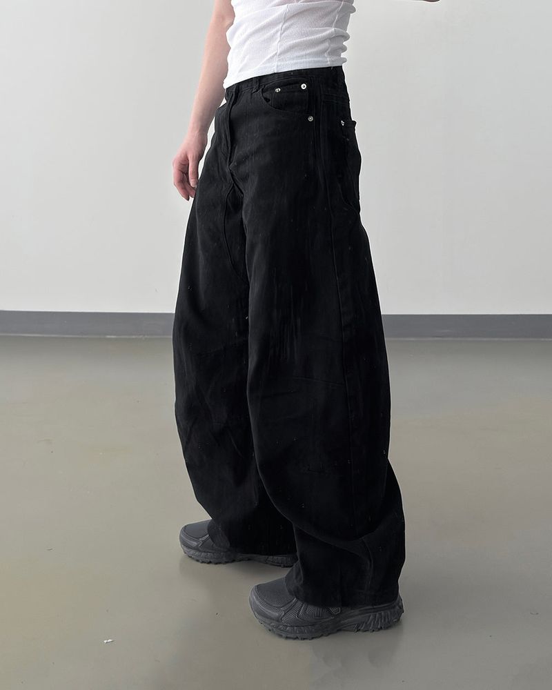 OVRUNE Panel Curved Cotton Pants