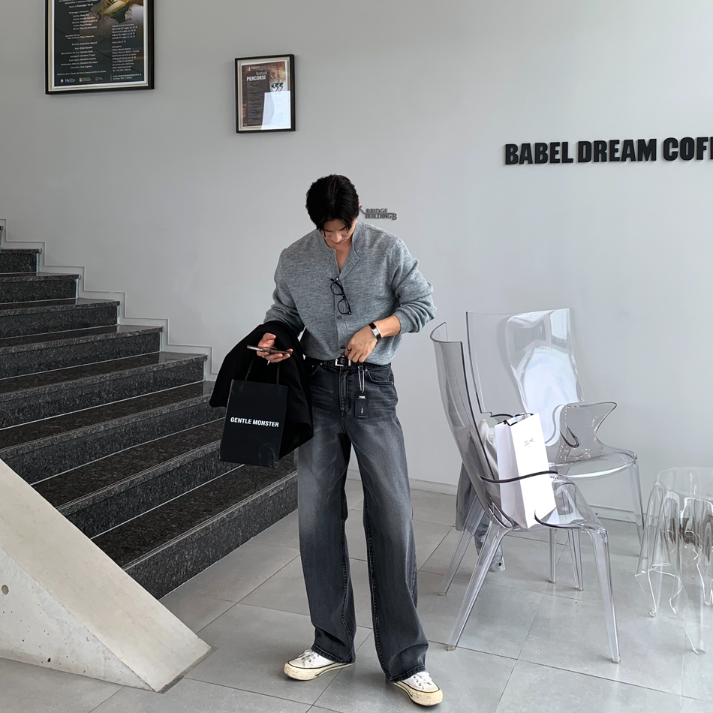 LOOKPLE（ルックプル）の「 Eden 507 Brushed Wide Denim（Pants）」