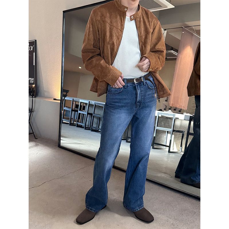 [S/F] Suede biker 2way jacket(3color)
