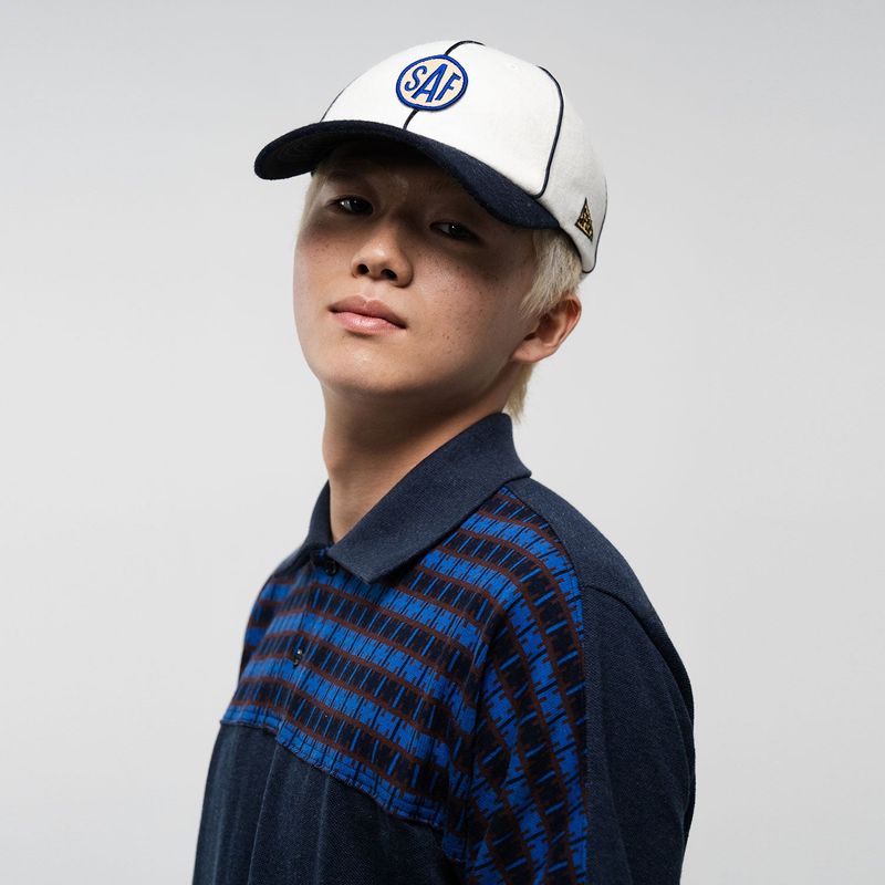 AUTHENTIC SCOUT WAPPEN BALL CAP (WHITE/NAVY)