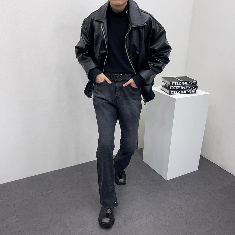 FL Jared Leather Fur Jacket