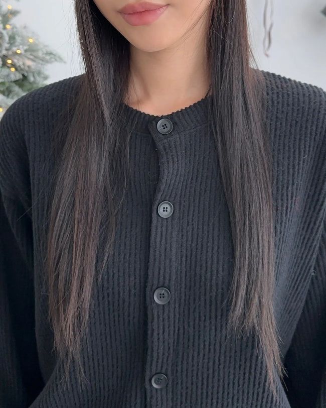 Moel Crop Brush Cardigan