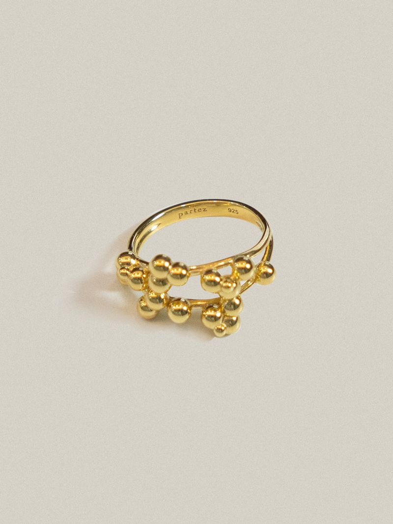 partez(パルテ)の「Bubble Ring Gold(Accessories)」