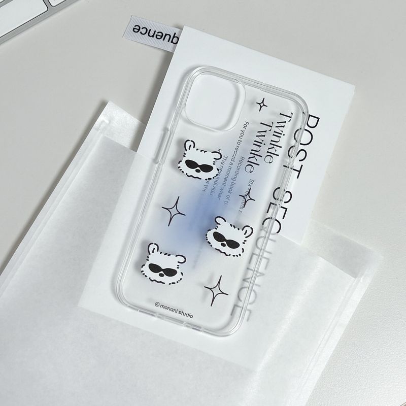 [Gel-hard] Blue PUPU puppy Phone case