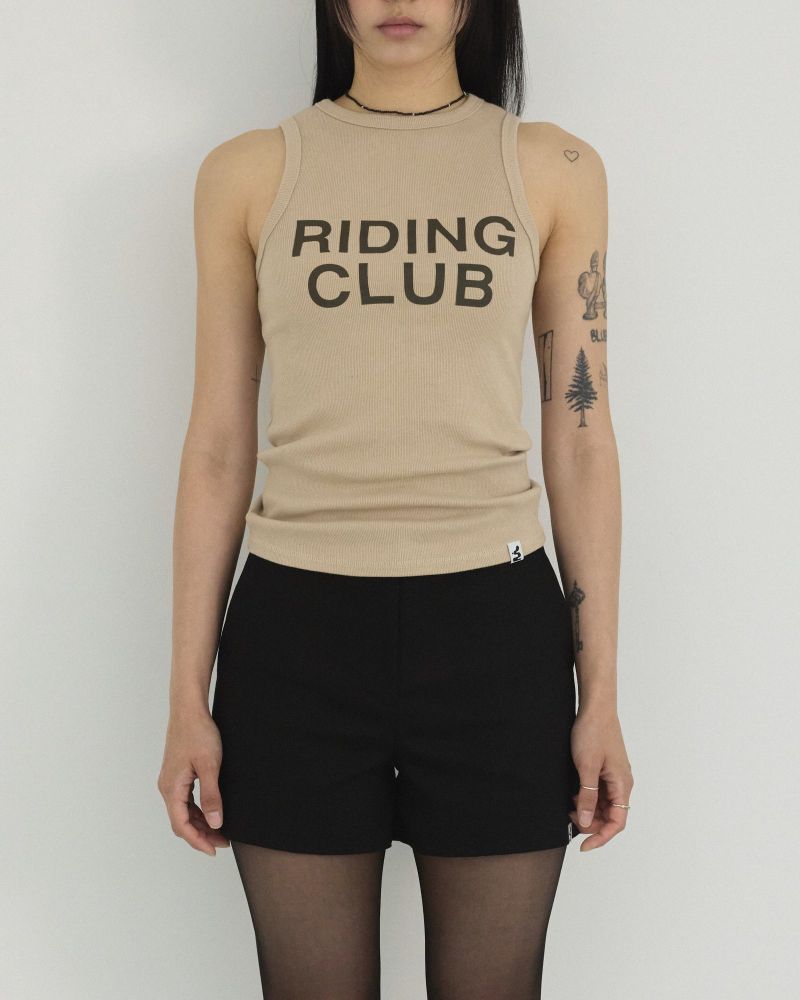 MIYHOO(ミワイフ)の「RIDING CLUB SLEEVELESS ( FUZZY )(Tops)」