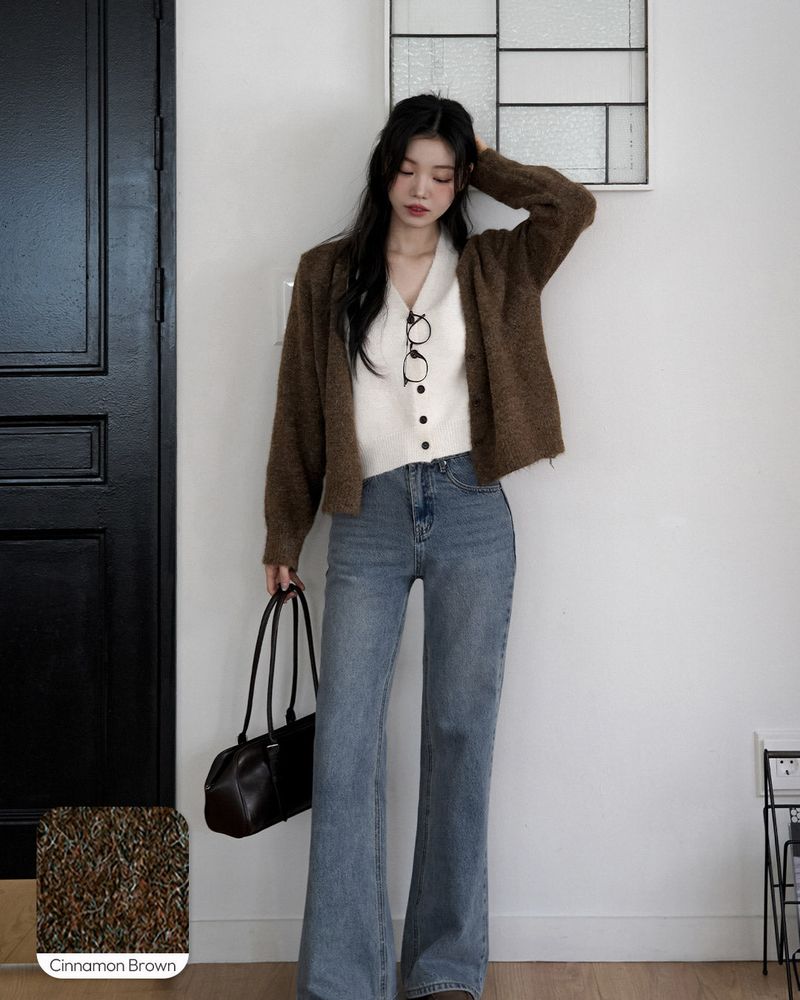 Robello wool knit cardigan