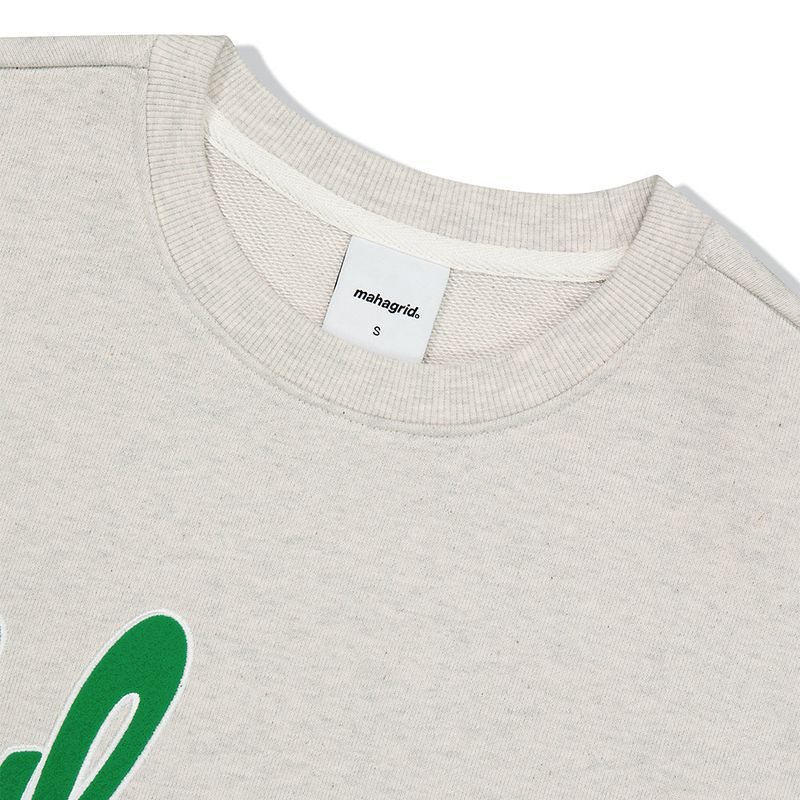 CURVED LOGO SWEATSHIRT
