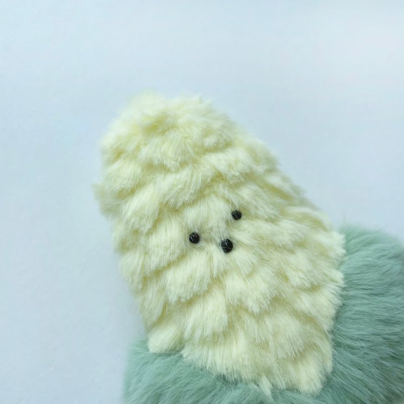 timid corn keyring