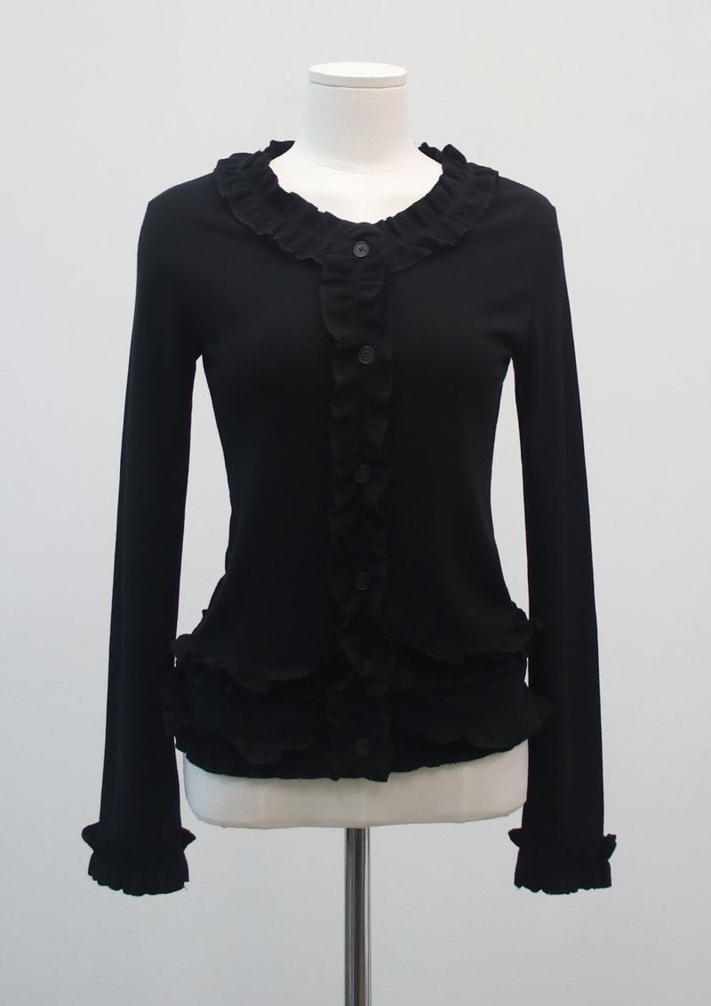 lady frill cardigan 