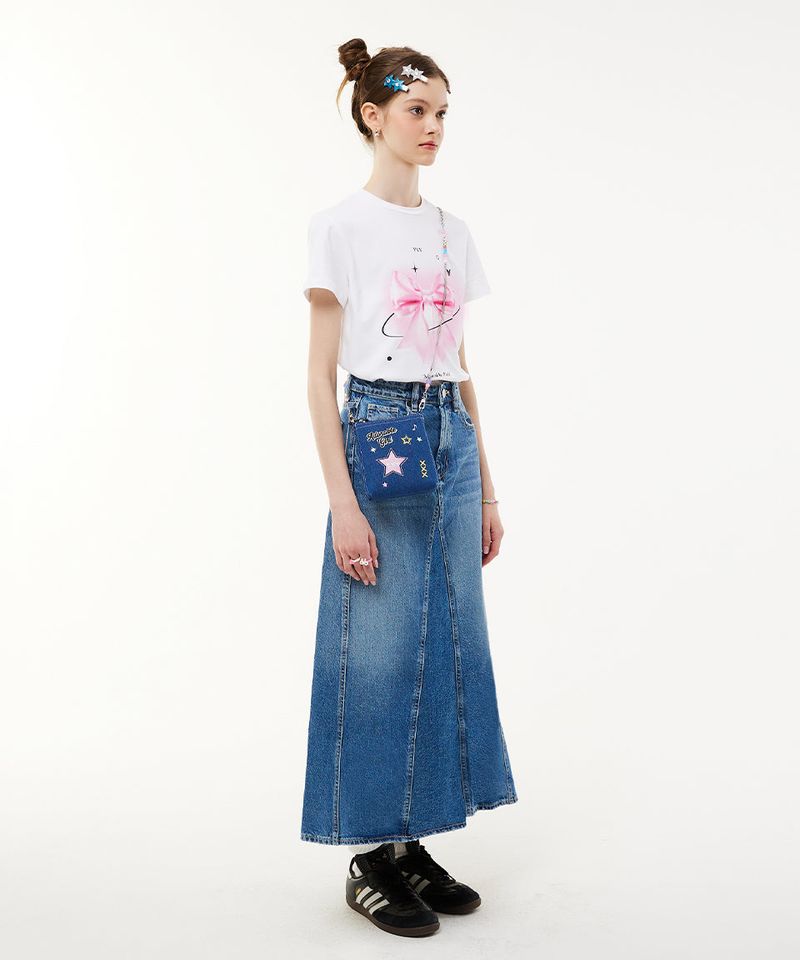 Highteen Denim Mini Cross Bag _ Blue