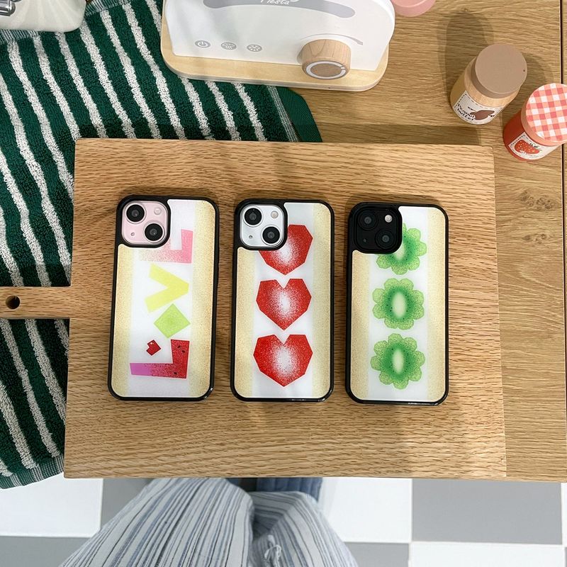[MADE][Glass Bumper Case] Fruits Sando ⋆ Kiwi