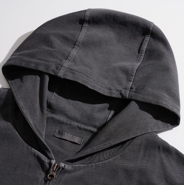 26SS★ Pigment Base Hood Zip-Up