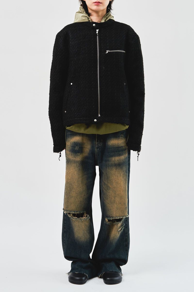Temple Tweed Biker Jacket