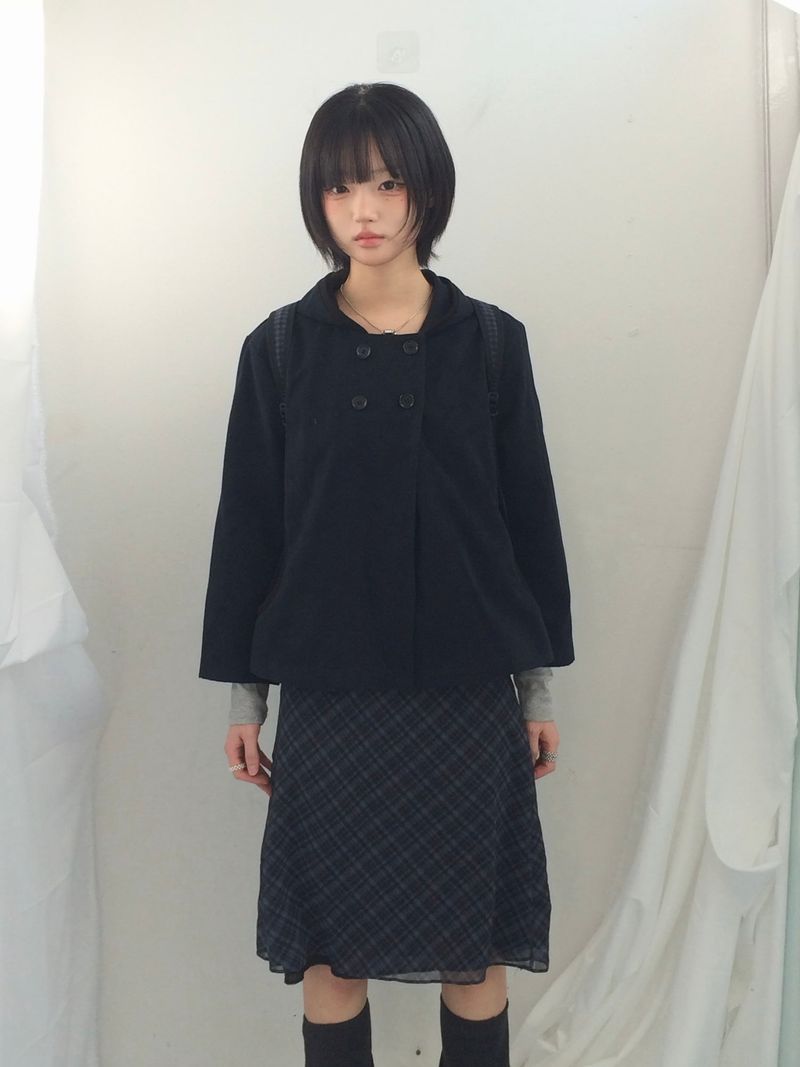 Modern Double A-Fit Short Coat