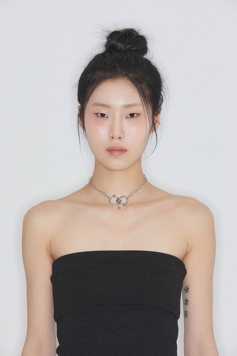 Mix piercing choker/necklace