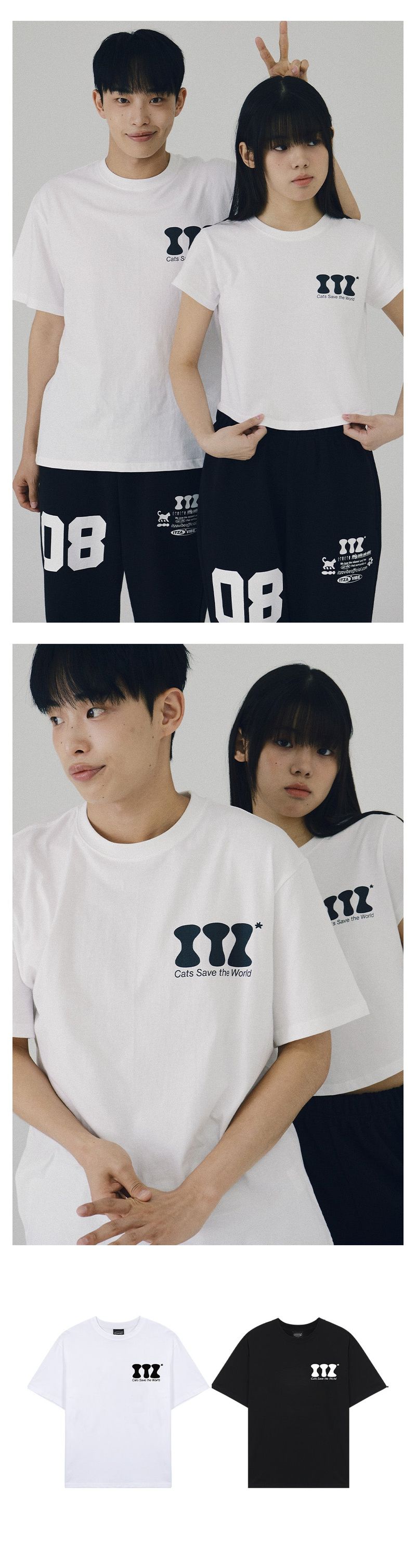 ITZ MINI LOGO T SHIRT - WHITE