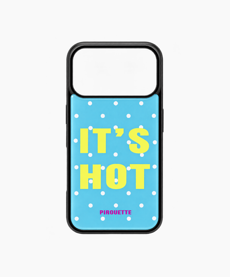 PIROUETTE(ピルエット)の「IT'S HOT Glass Bumper Case (Blue)(Smartphone Accessories)」