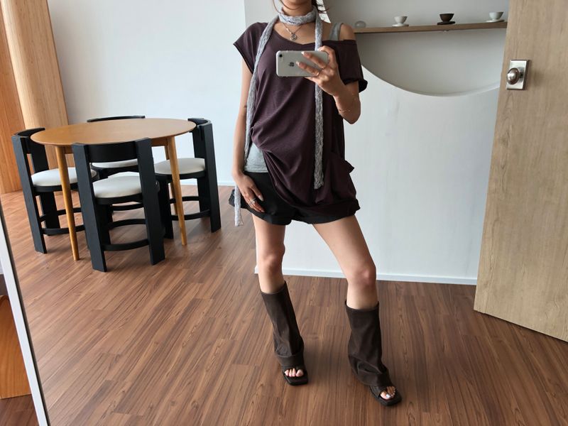 SUADE FLIP-FLOP BOOTS