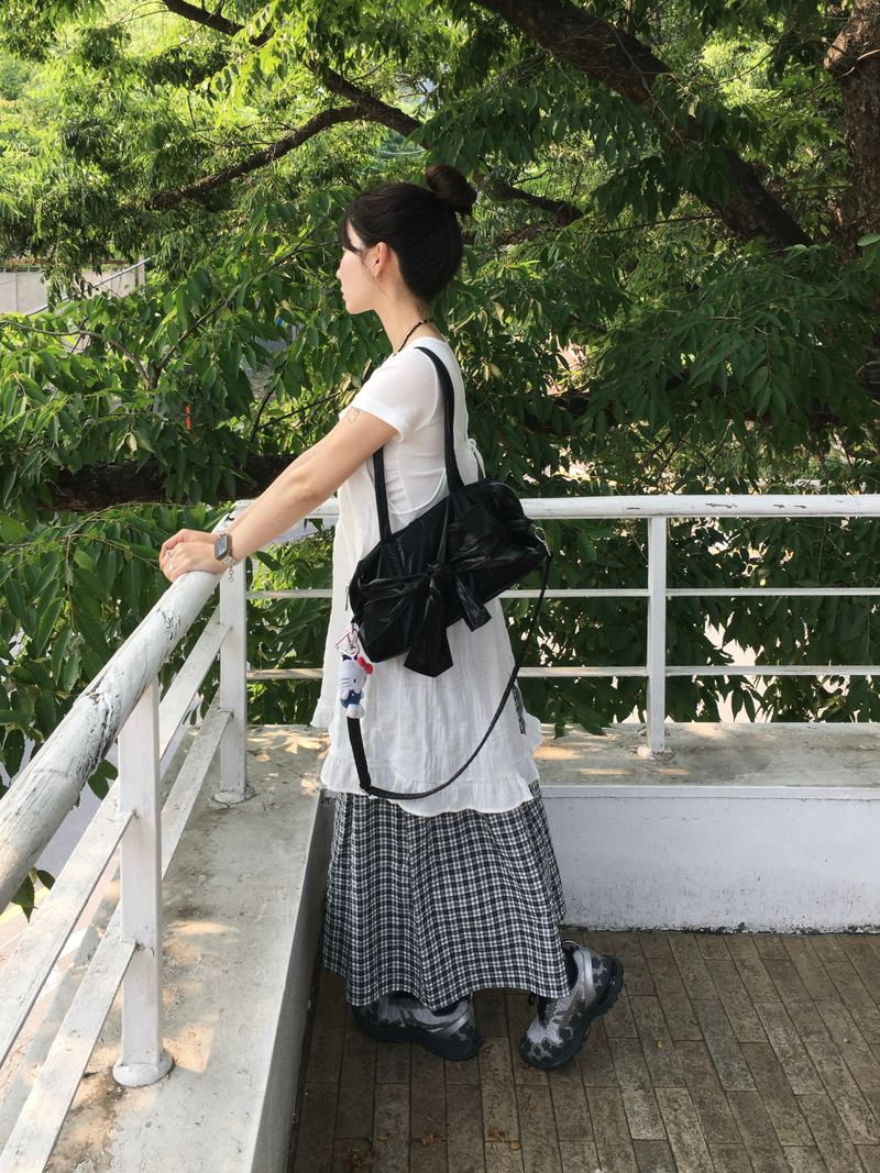 Mellow Back Ribbon Onepiece (2c)  