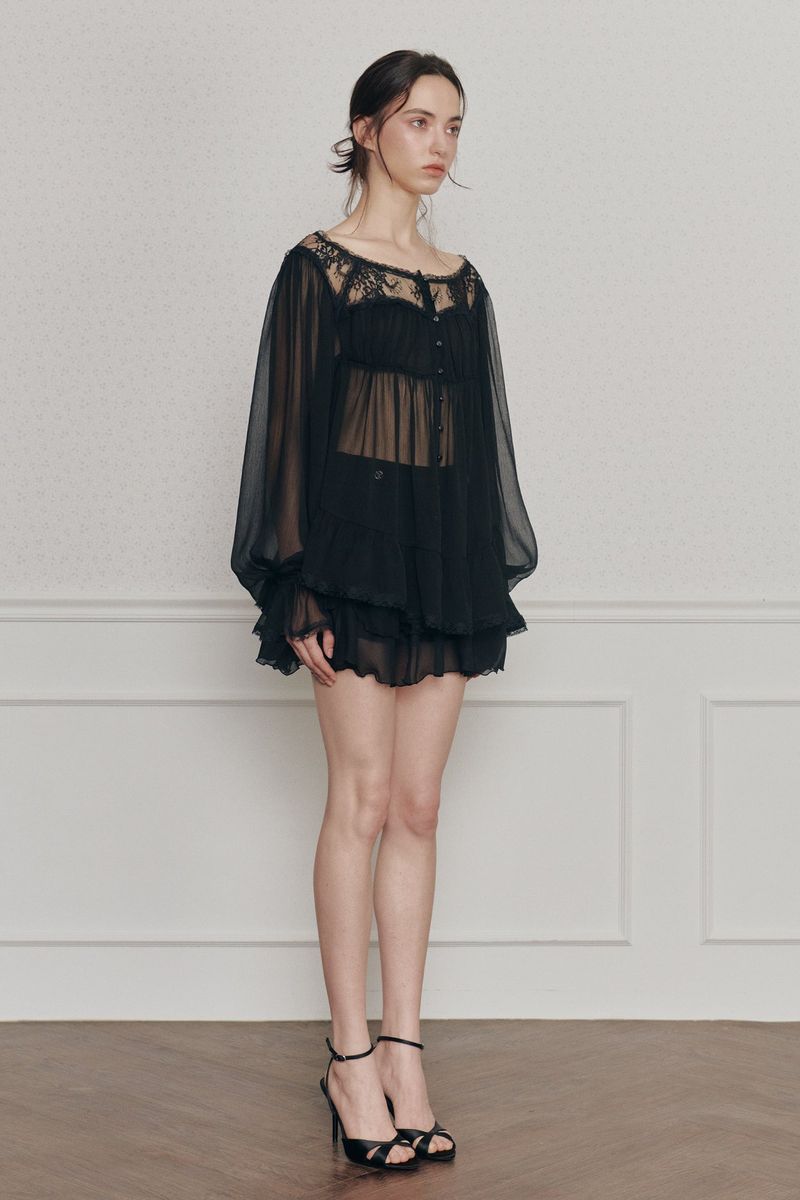 MOONRISE BLOUSE black