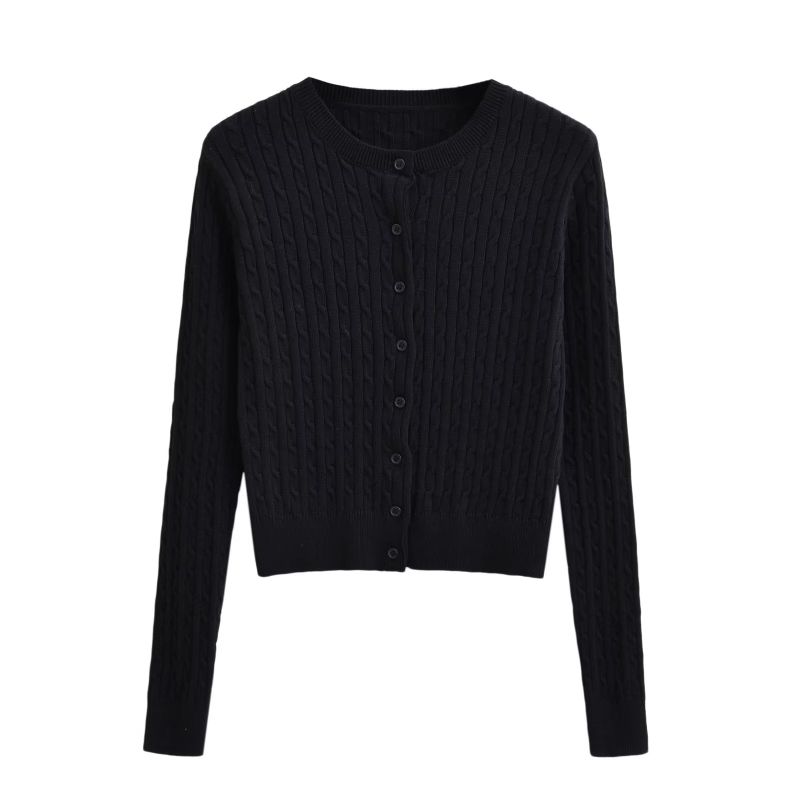 Soft Cable Knit Cardigan 232940318