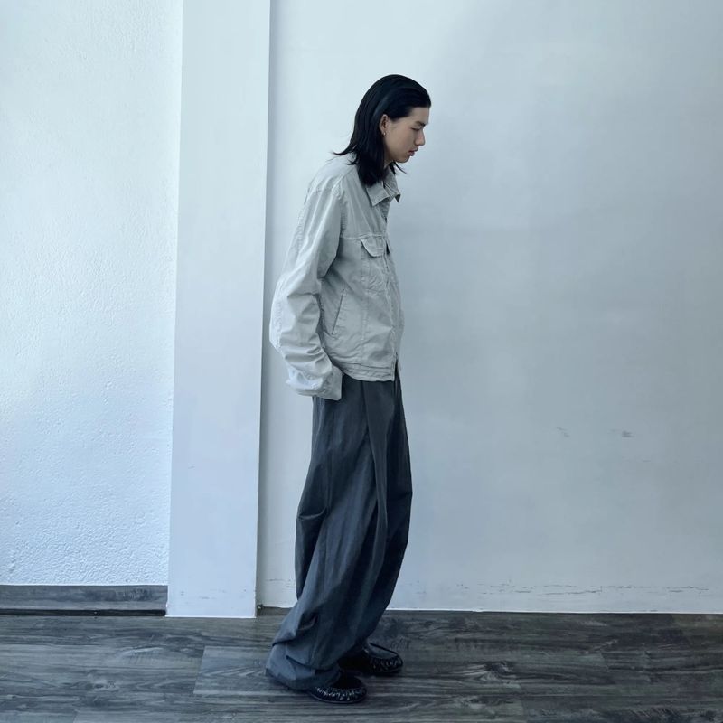 Volume Balloon Nylon Trousers