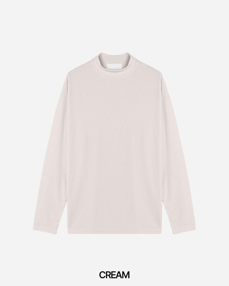 Winter mockneck knit