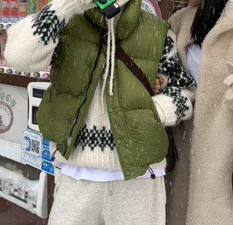 Hour Open Semi-Over Wellon Padded Vest