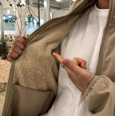 Kuiper planning fleece lining simple overfit jumper