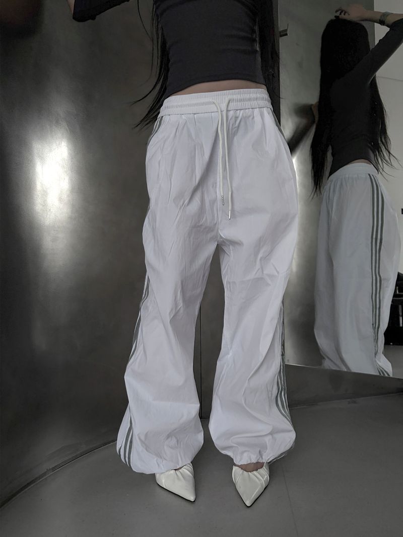 smoke track summer pants (2color)