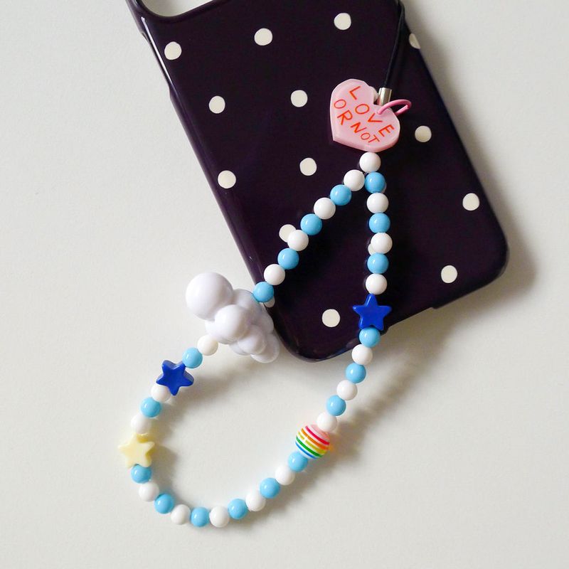 Love or not（ラブオアノット）の「[MADE]Sunday Sky-White Cloud Bead Strap（Toys/Key Holders）」