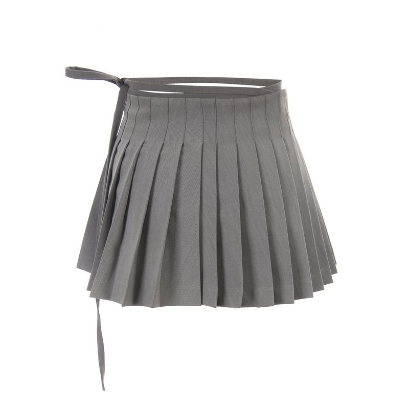 Avant 2-way wrap pleated skirt 003