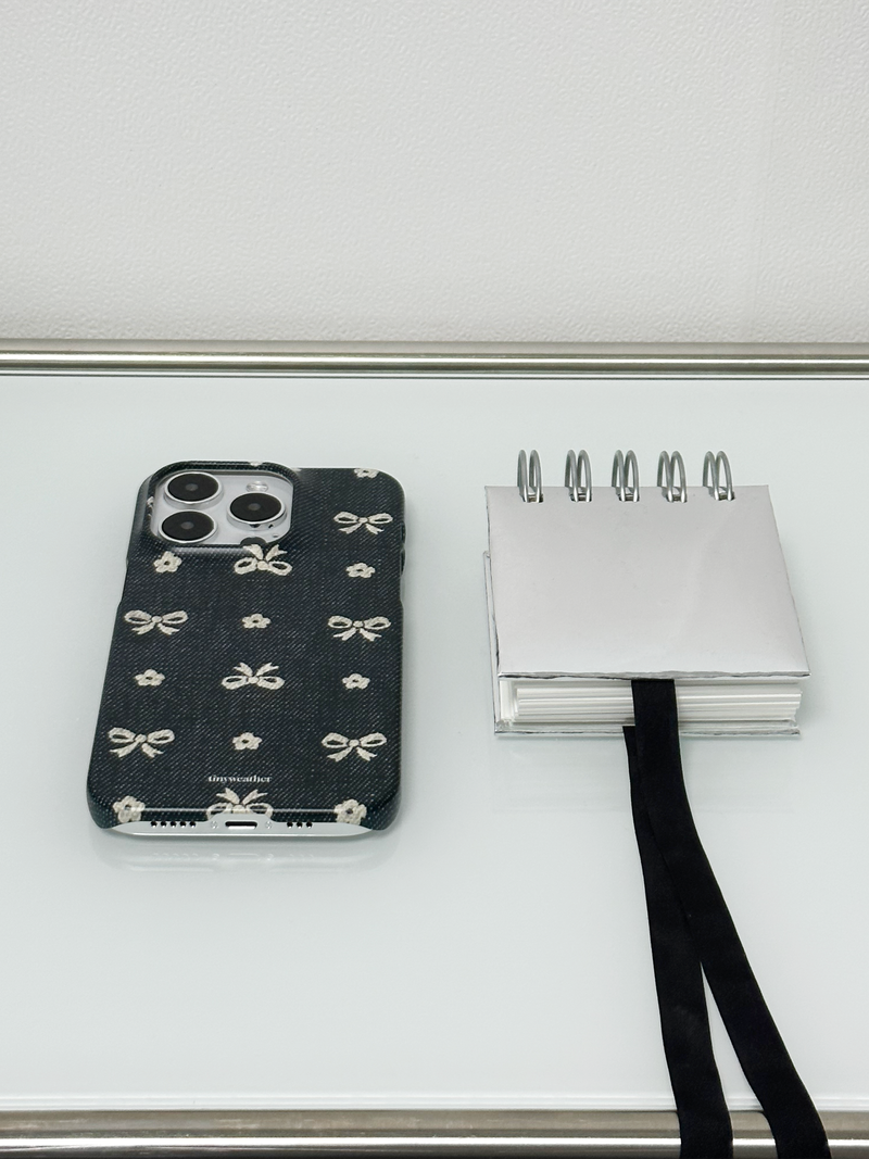 ribbon denim hard case