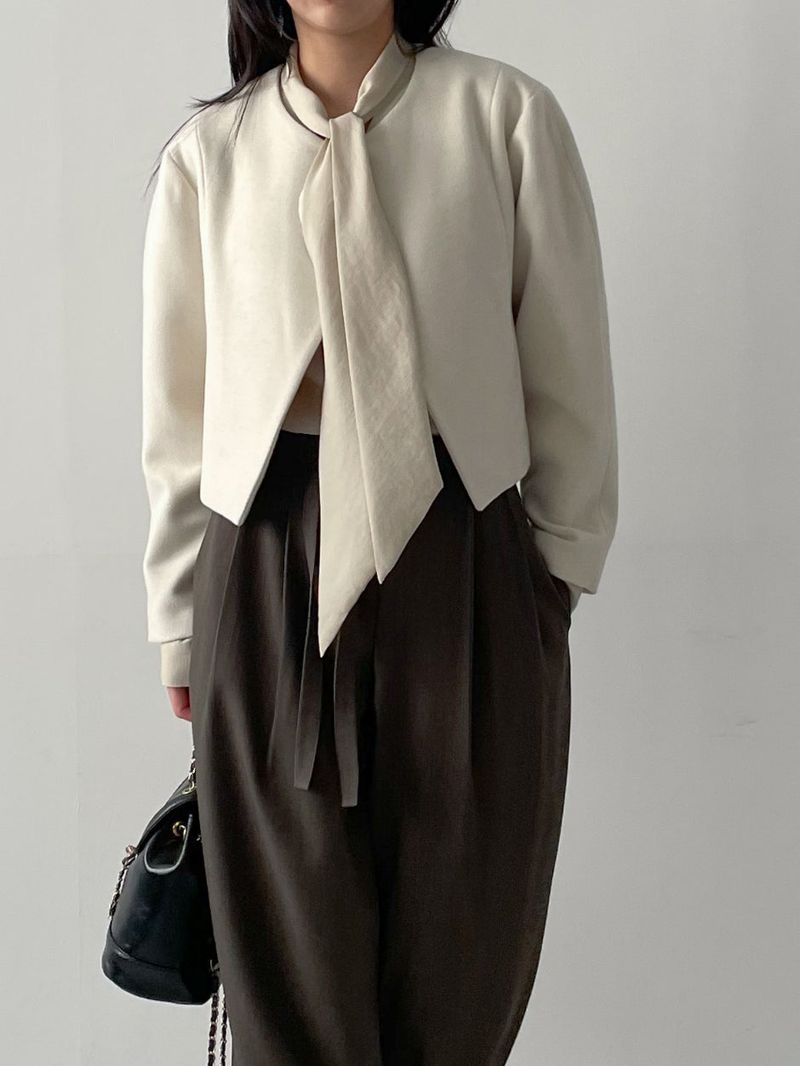 Barrier Balloon No Collar Short Jacket