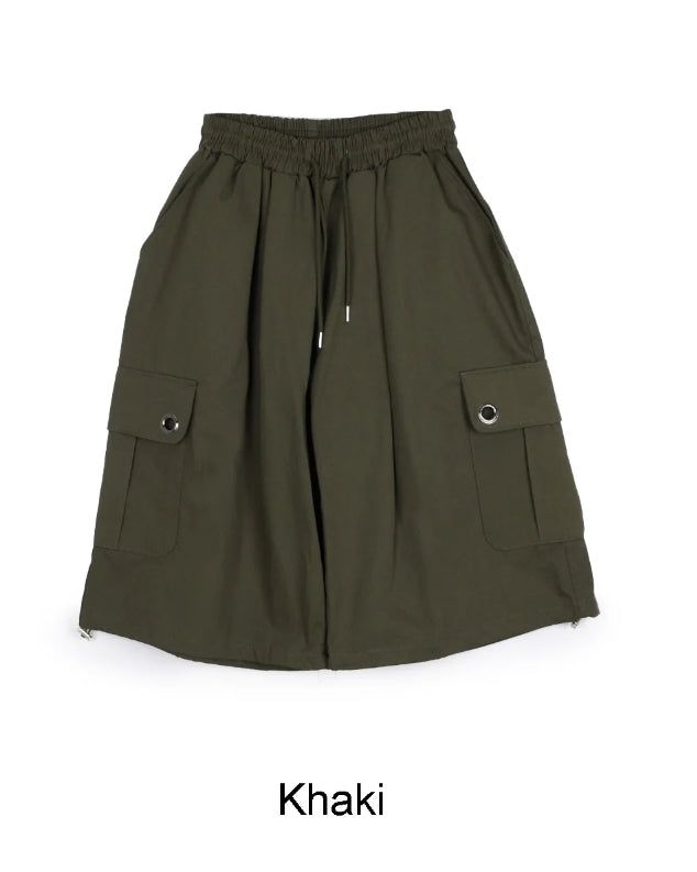 Ber Cross Eyelet Bermuda Pants