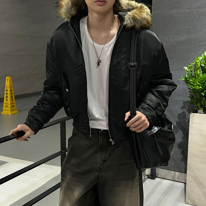 lemenne(ルメンヌ)の「LMN Berlin Raccoon Air Crop Padded (3 colors)(Jackets/Outerwear)」