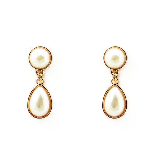 JAMIE&BELL(ジェイミーアンドベル)の「Pearl simple drop earrings(Accessories)」