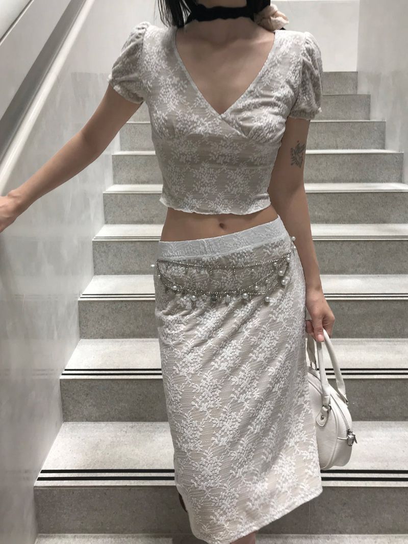 Ocean Pearl Mermaid Draped Waist Chain BELT