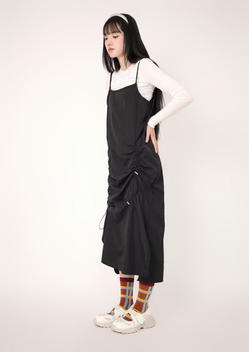 privatelookbook（プライベートルックブック）の「String Wrinkle Dress（Dresses）」
