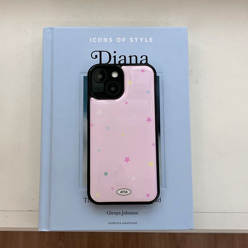 Pastel star epoxy bumper case(pink)