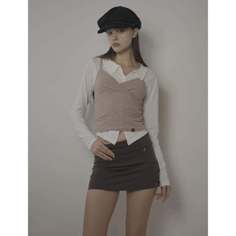 PALIN SEE-THROUGH SHIRT-IVORY