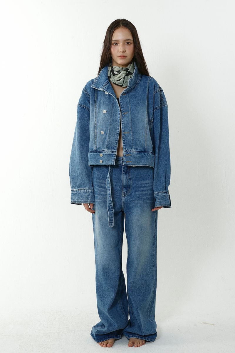 BELTED DENIM_BLUE